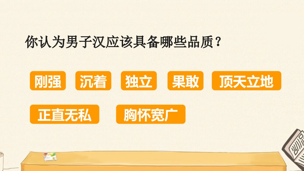 四年级语文下册 20 我们家的男子汉PPT课件2