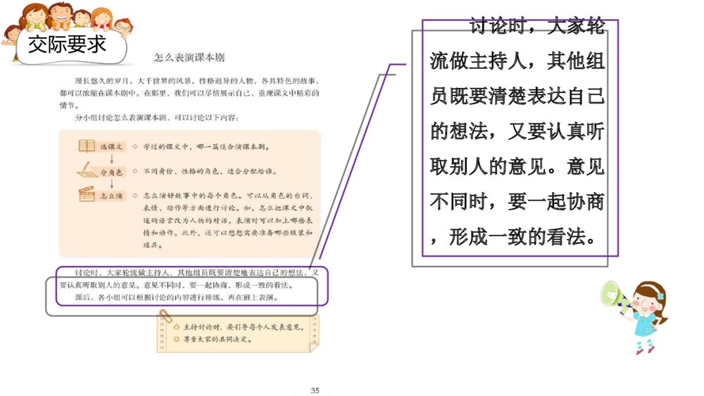 五年级语文下册 第二单元 口语交际：怎么表演课本剧PPT课件4