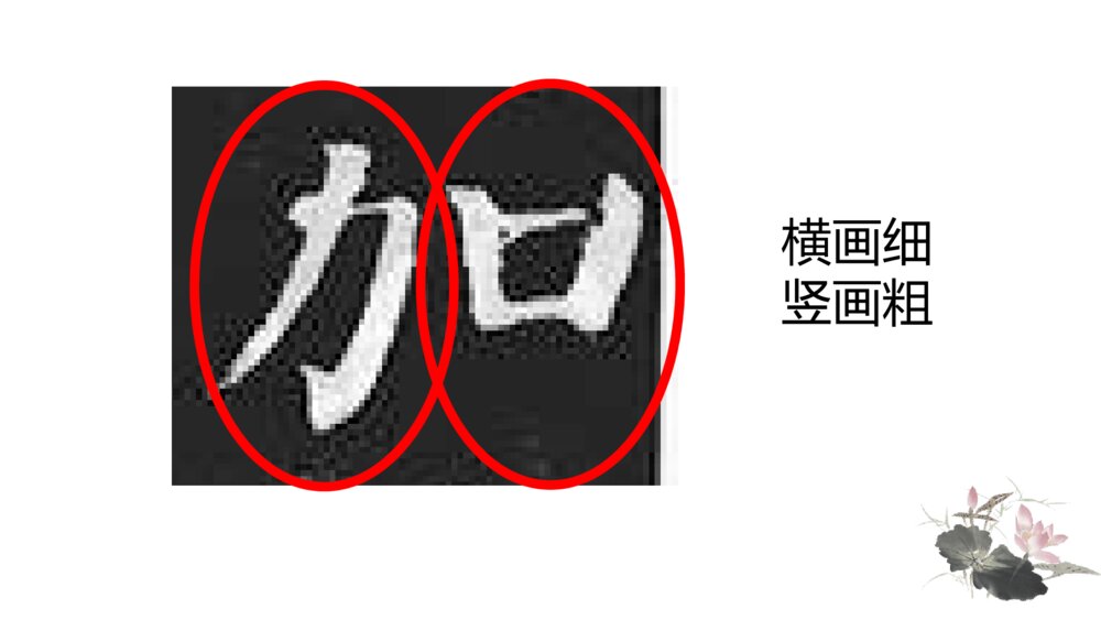 五年级下册第八单元《语文园地》书写提示PPT课件6