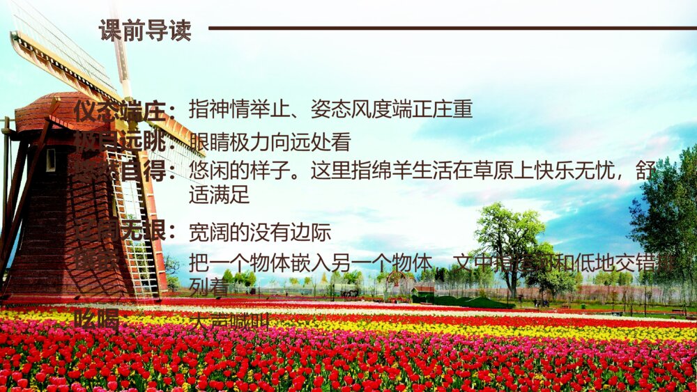 语文五年级下册 第七单元 牧场之国PPT课件7