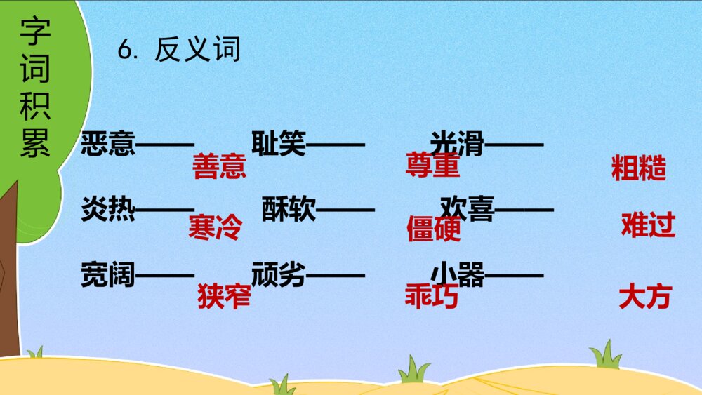 五年级语文下册 第二单元 复习课件PPT8