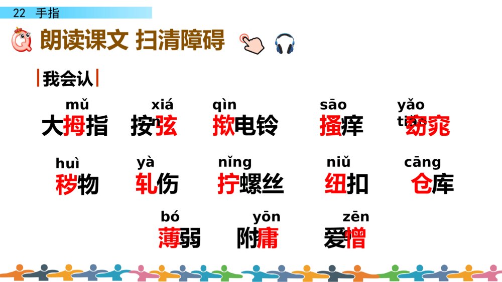 五年级语文下册 第八单元 手指PPT课件5