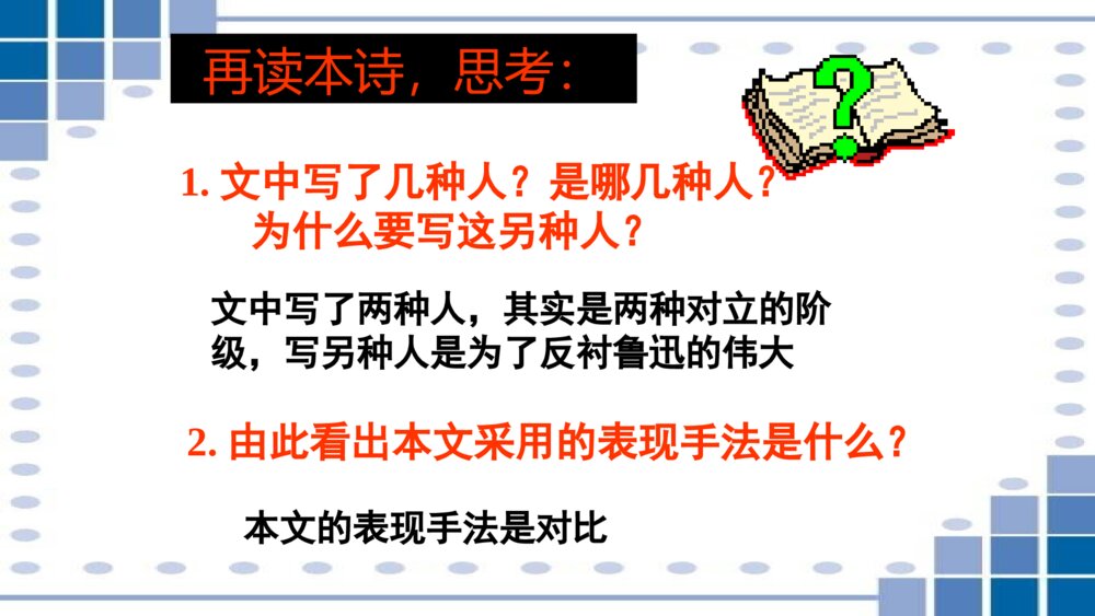 小学六年级语文上册 第八单元 有的人——纪念鲁迅有感 PPT课件6