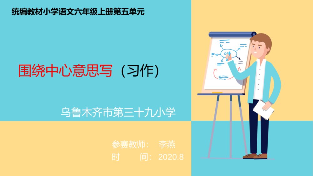 六年级语文上册 第五单元 围绕中心意思写（习作）PPT课件