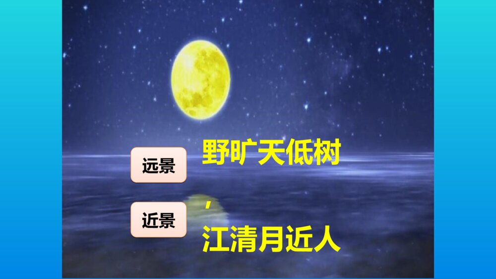 六年级语文上册 古诗三首 宿建德江 PPT课件6