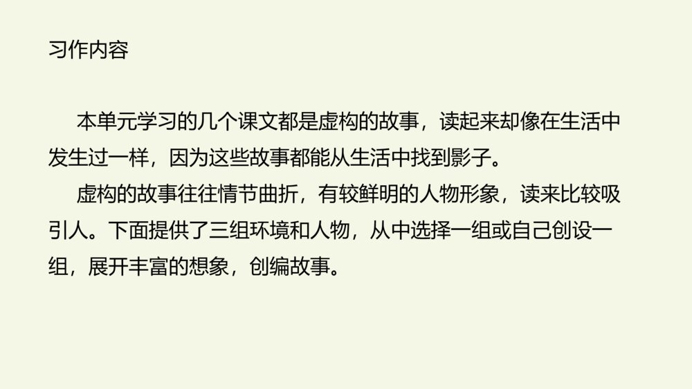 小学六年级语文上册 第四单元 习作:笔尖流出的故事 PPT课件3