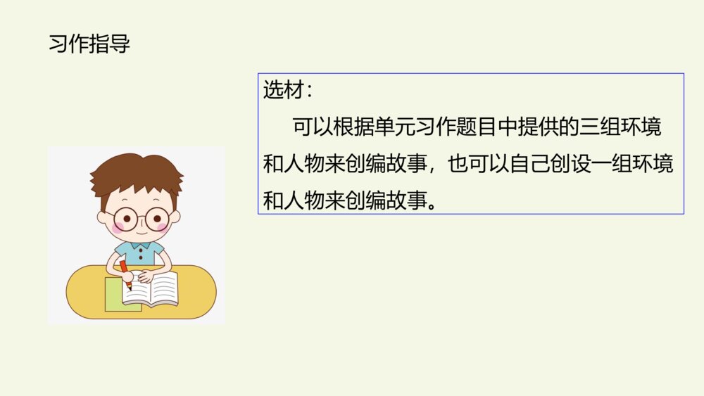 小学六年级语文上册 第四单元 习作:笔尖流出的故事 PPT课件9