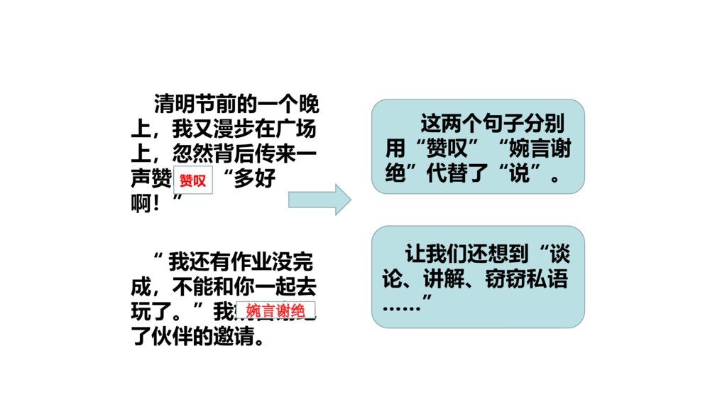 五年级语文上册 第二单元 语文园地二 词句段运用 PPT课件pptx8