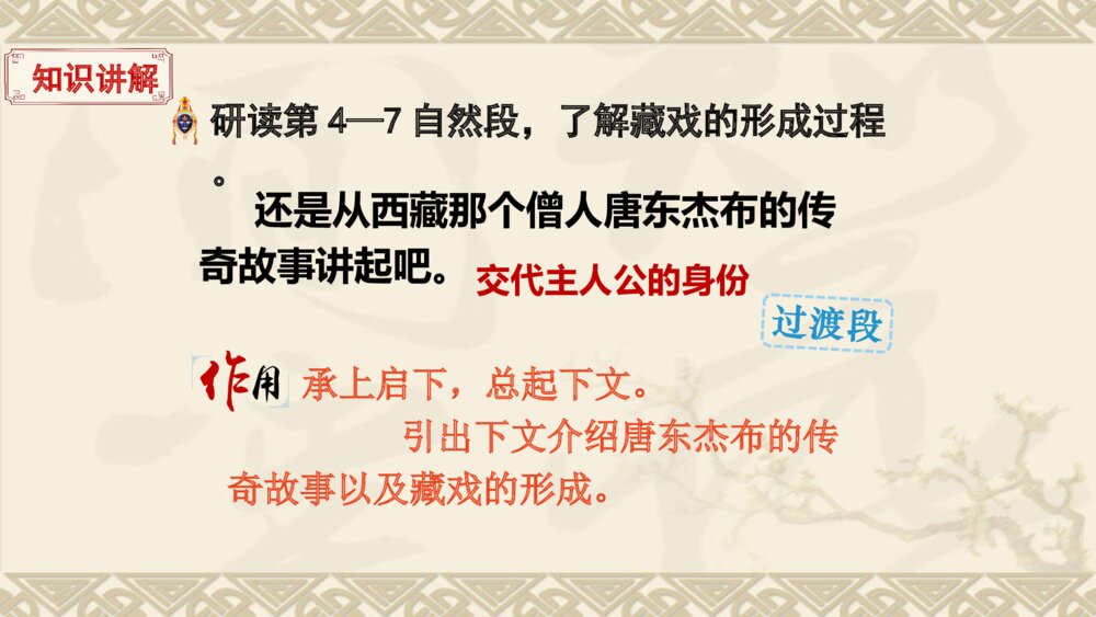 六年级语文下册 第一单元 藏戏PPT课件8