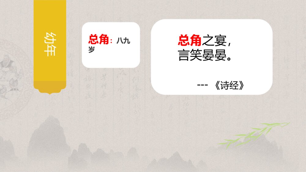 六年级语文下册 中国古代年龄称谓 PPT课件9