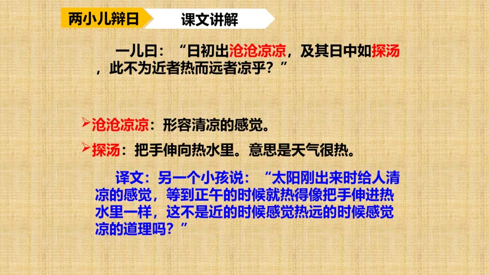语文六年级下册 第五单元 两小儿辩日 PPT课件10
