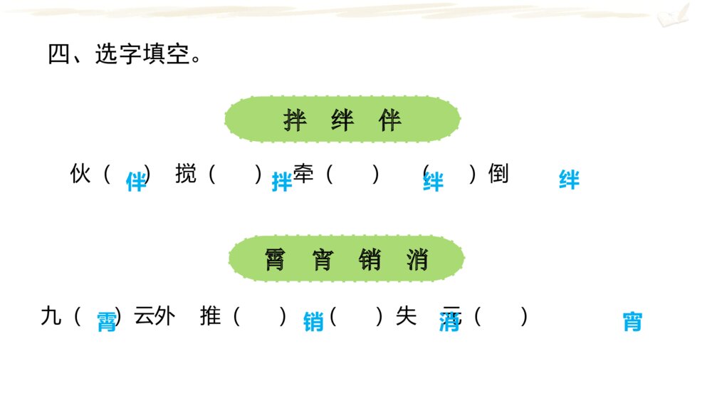 六年级语文下册 期中复习课件(一)PPT10