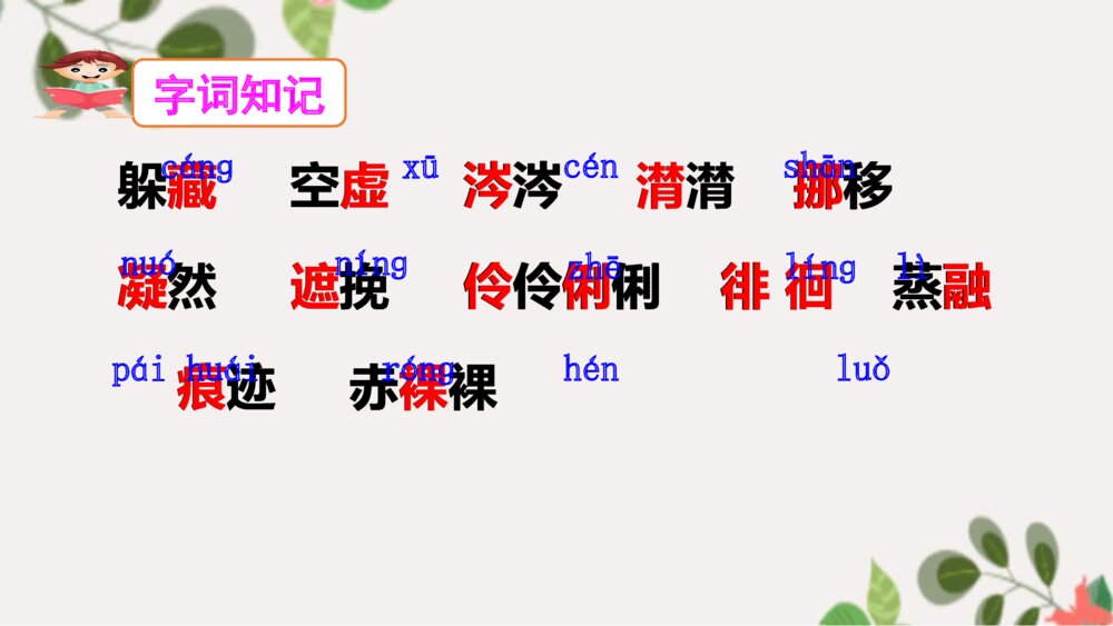 小学六年级语文下册 第八课 匆匆 ppt课件3